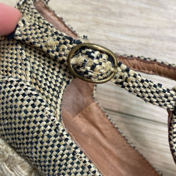 Jeffrey Campbell | Foxy Espadrille | Tweed Jute Platform Heels - Picture 6 of 11